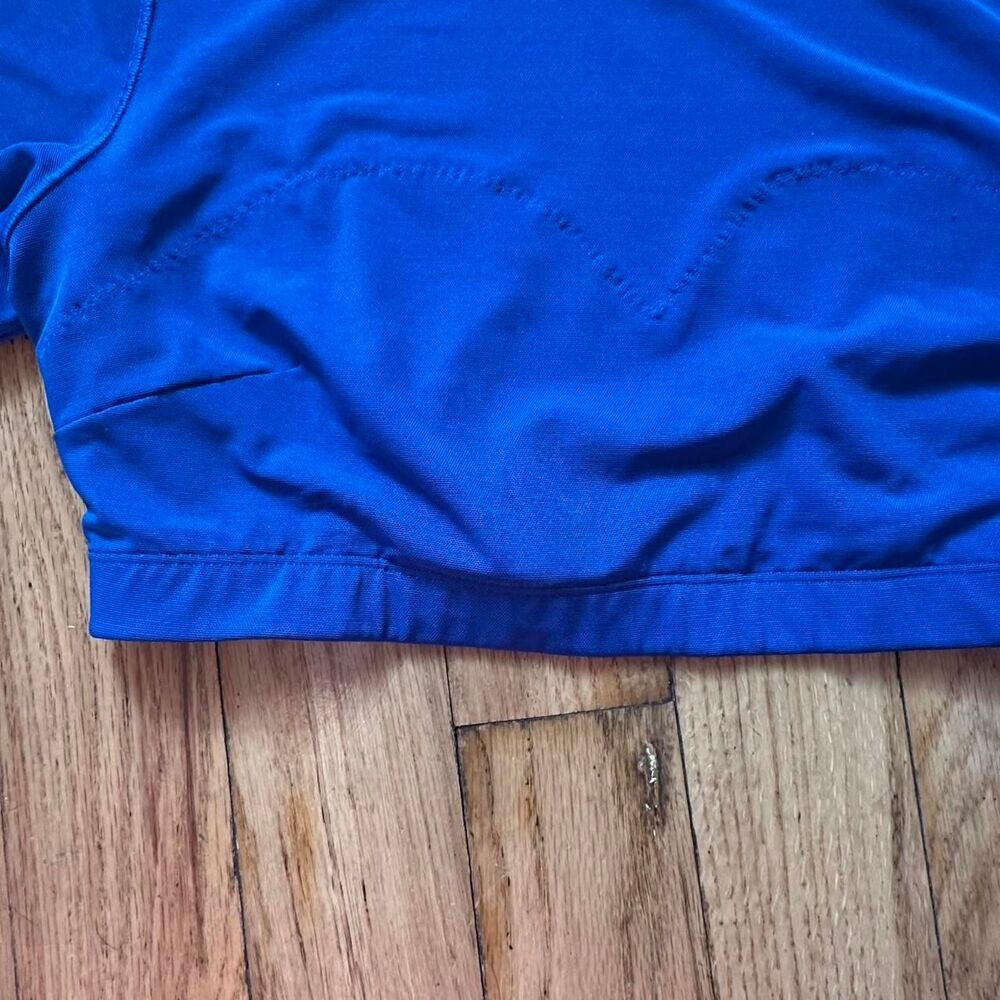 Yitty Mesh Me Smoothing Blue Midi Crop Top - Picture 3 of 6